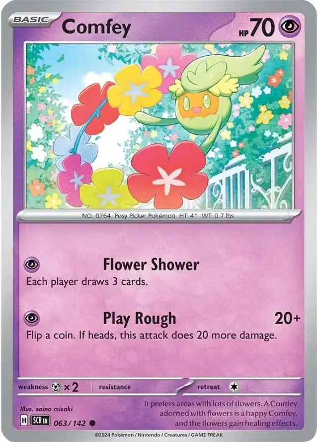 Comfey - Pokemon Stellar Crown #63