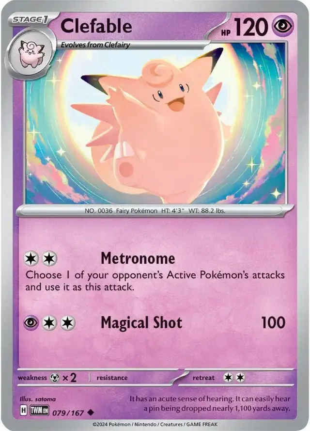 Clefable - Pokemon Twilight Masquerade #79