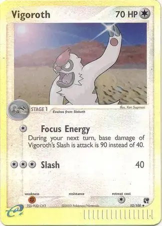 Vigoroth [Reverse Holo] - Pokemon Sandstorm #52