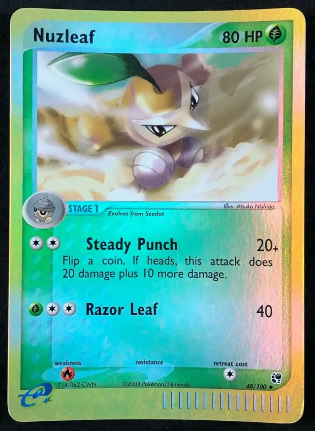 Nuzleaf [Reverse Holo] - Pokemon Sandstorm #48