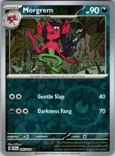 Morgrem [Reverse Holo] - Pokemon Stellar Crown #95