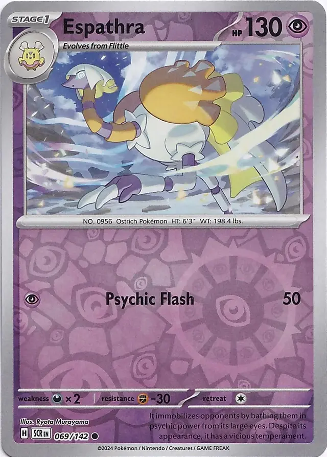 Espathra [Reverse Holo] - Pokemon Stellar Crown #69