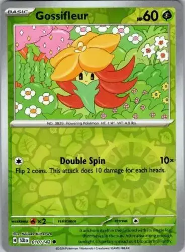 Gossifleur [Reverse Holo] - Pokemon Stellar Crown #10