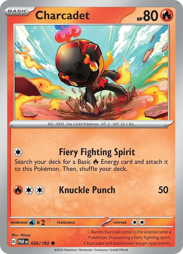 Charcadet - Pokemon Paradox Rift #26