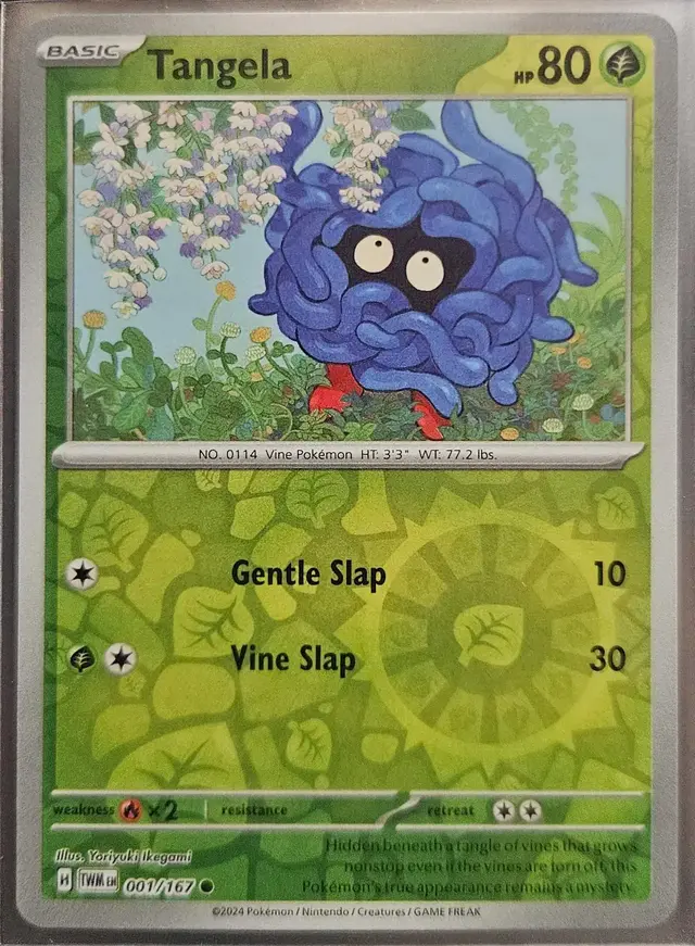 Tangela [Reverse Holo] - Pokemon Twilight Masquerade #1