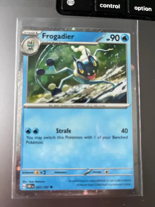 Frogadier [Cosmos Holo] - Pokemon Obsidian Flames #57