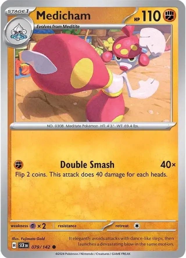 Medicham - Pokemon Stellar Crown #79
