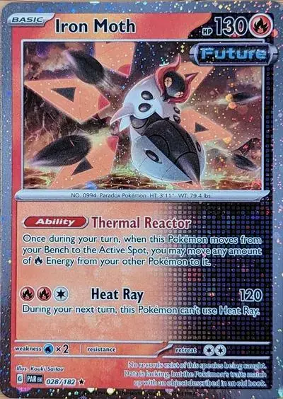 Iron Moth [Cosmos Holo] - Pokemon Paradox Rift #28