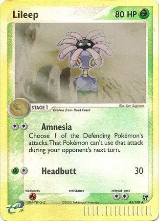 Lileep [Reverse Holo] - Pokemon Sandstorm #43