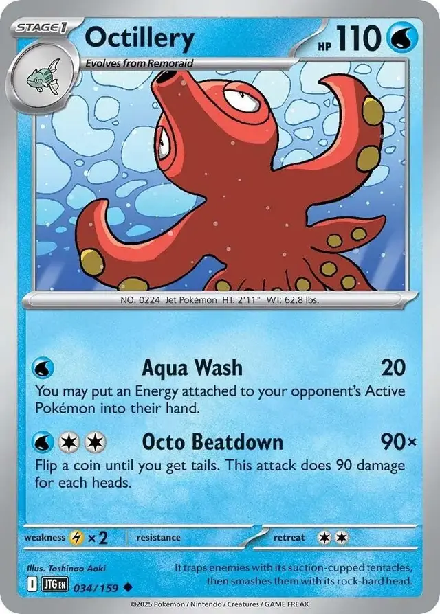 Octillery - Pokemon Journey Together #34