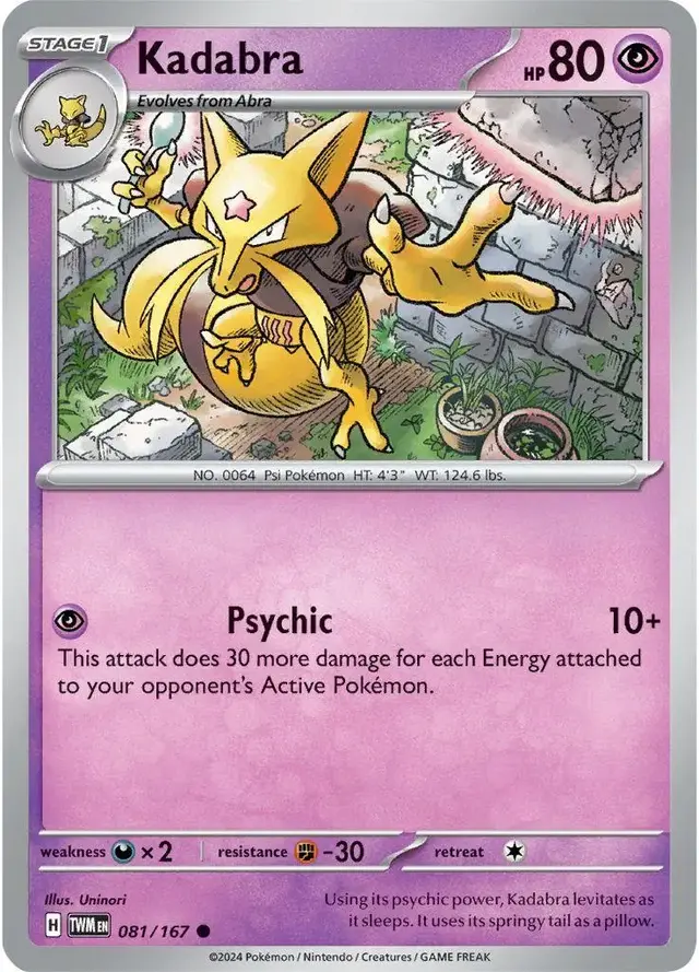 Kadabra - Pokemon Twilight Masquerade #81