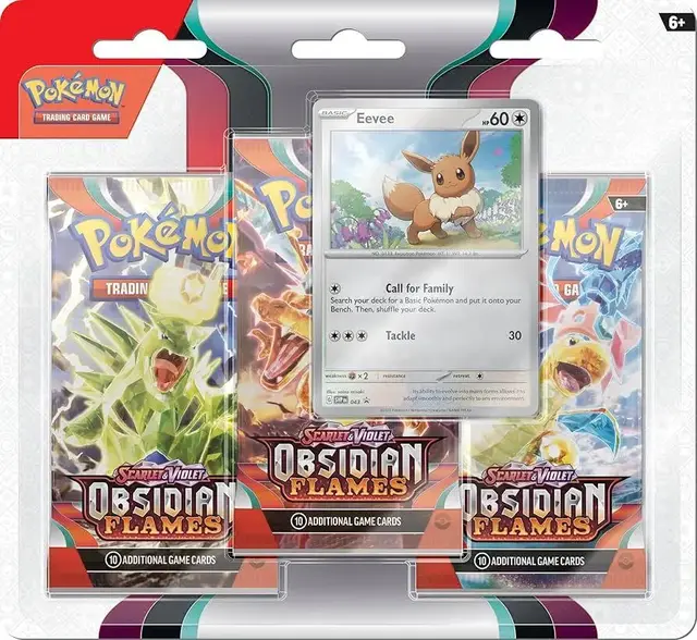 Eevee 3-Pack Blister