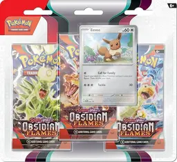 Eevee 3-Pack Blister - Pokemon Obsidian Flames