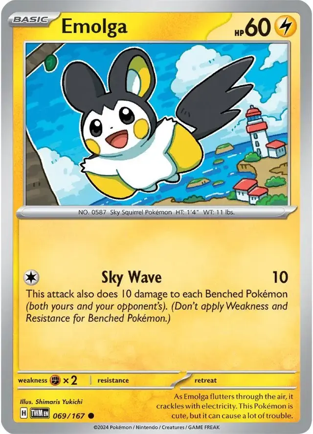 Emolga - Pokemon Twilight Masquerade #69