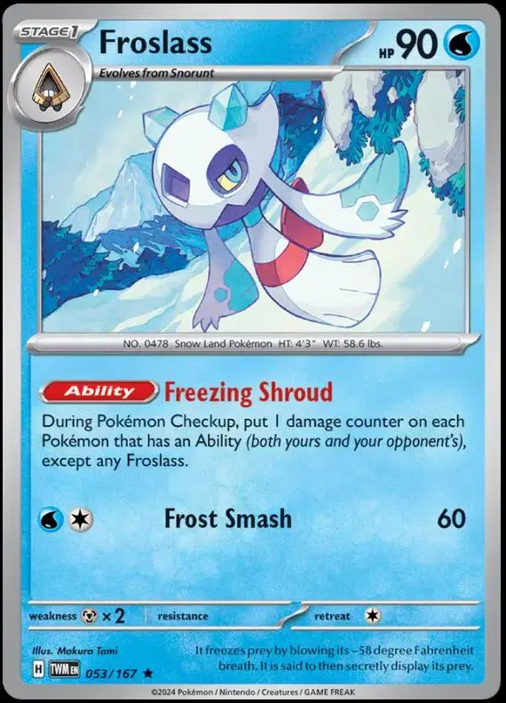 Froslass - Pokemon Twilight Masquerade #53