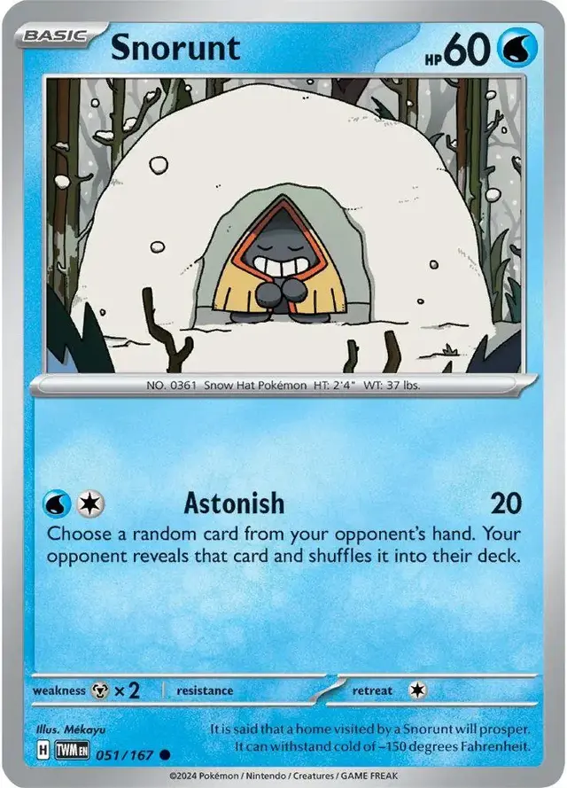Snorunt - Pokemon Twilight Masquerade #51