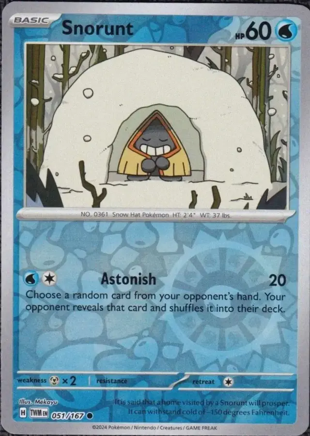 Snorunt [Reverse Holo] - Pokemon Twilight Masquerade #51