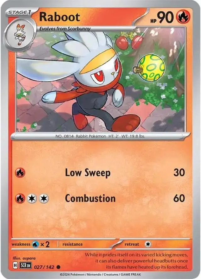 Raboot - Pokemon Stellar Crown #27
