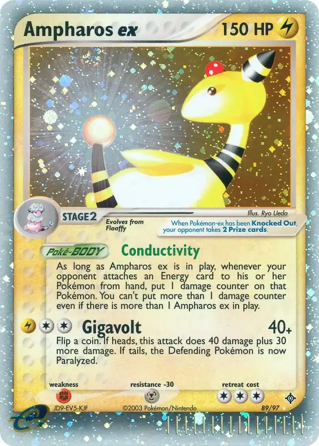 Ampharos EX - Pokemon Dragon #89