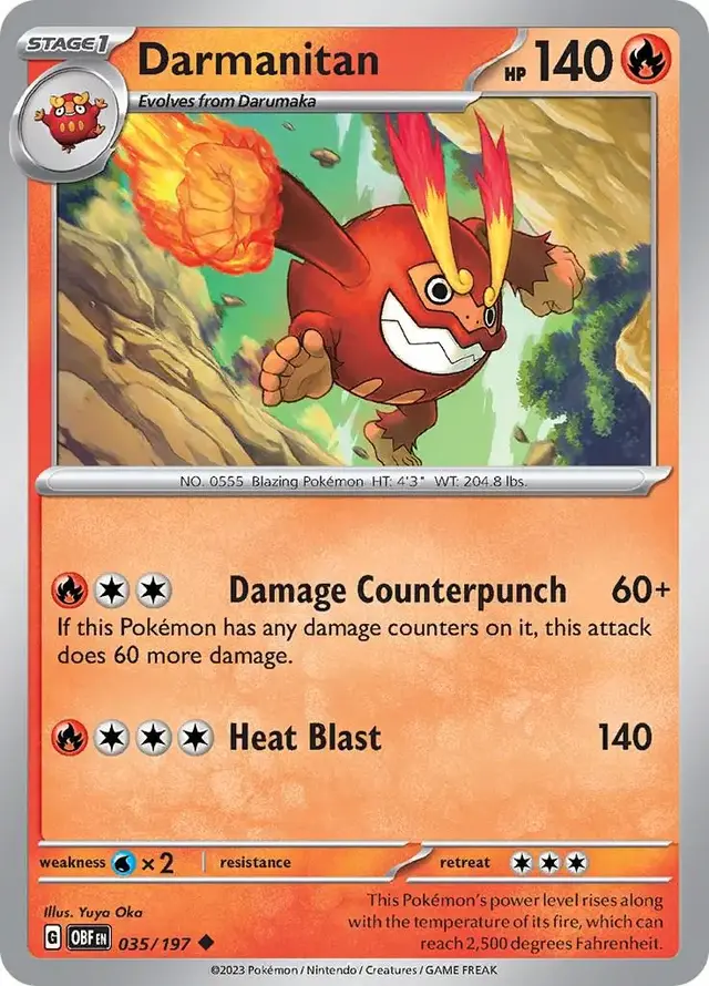 Darmanitan - Pokemon Obsidian Flames #35