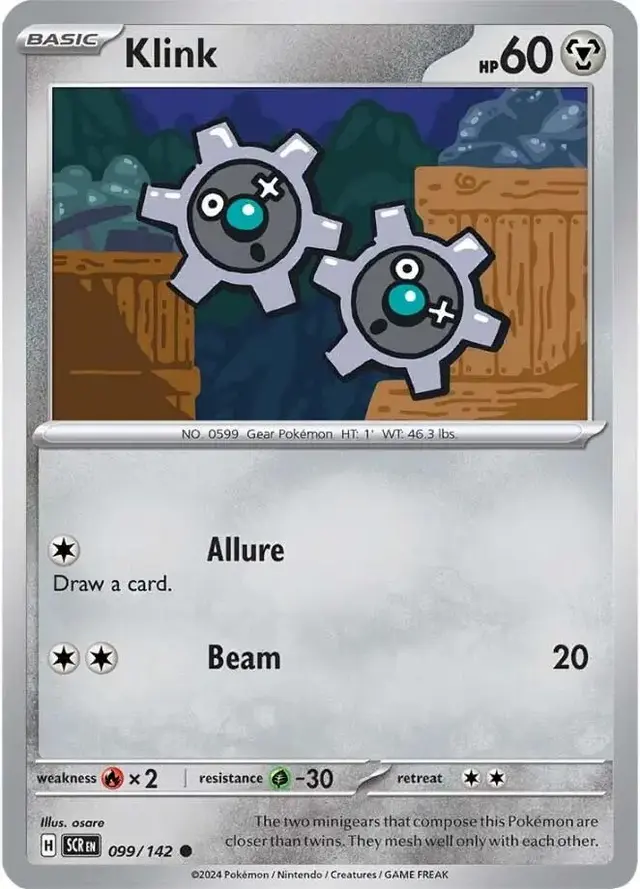 Klink - Pokemon Stellar Crown #99