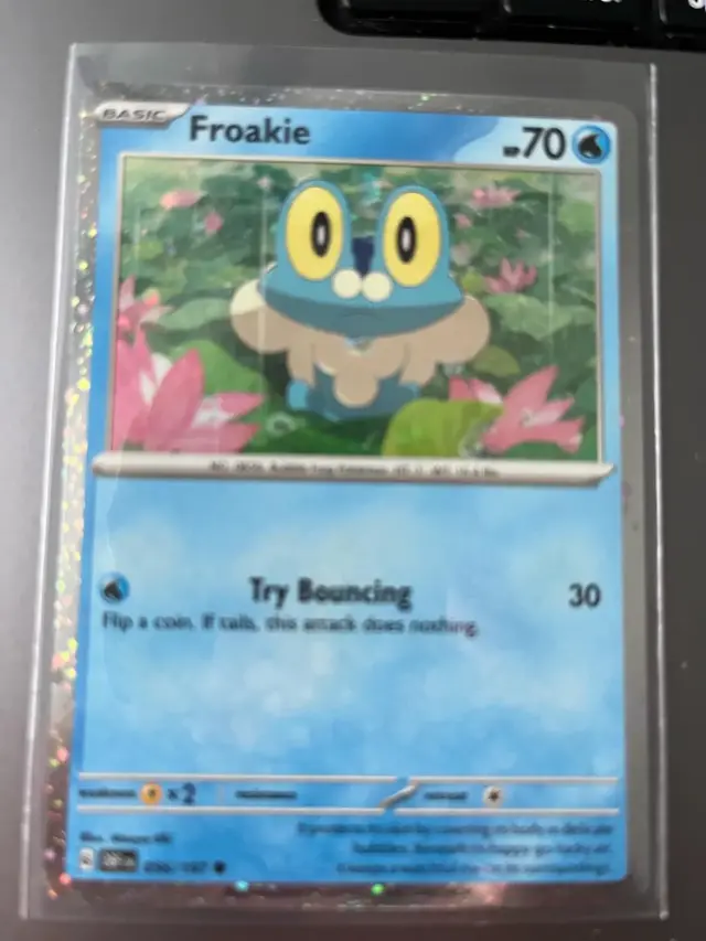 Froakie [Cosmos Holo] - Pokemon Obsidian Flames #56