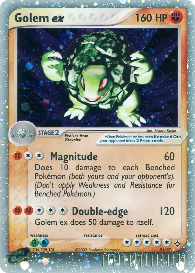 Golem EX - Pokemon Dragon #91
