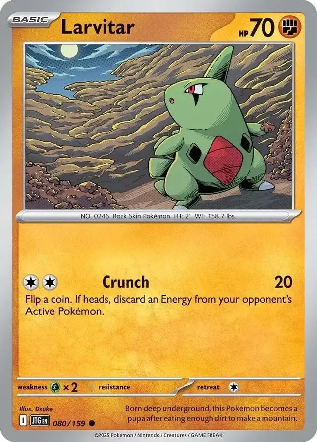 Larvitar - Pokemon Journey Together #80