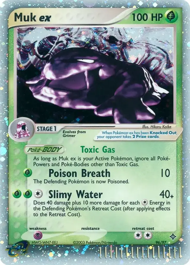 Muk EX - Pokemon Dragon #96