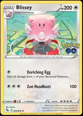 Blissey [Holo] - Pokemon Go #52