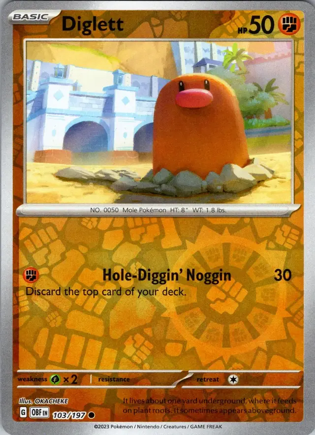 Diglett [Reverse Holo]