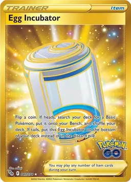 Egg Incubator 87 - Pokemon Go