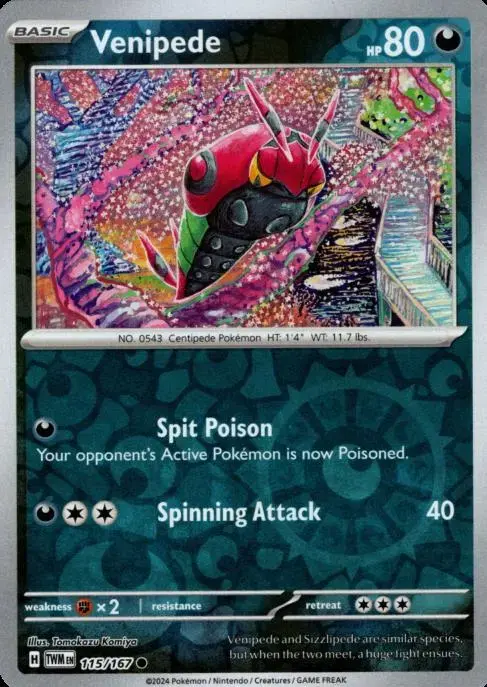 Venipede [Reverse Holo]
