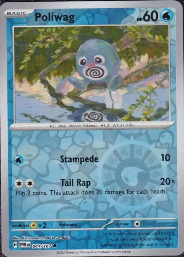 Poliwag [Reverse Holo] - Pokemon Twilight Masquerade #41