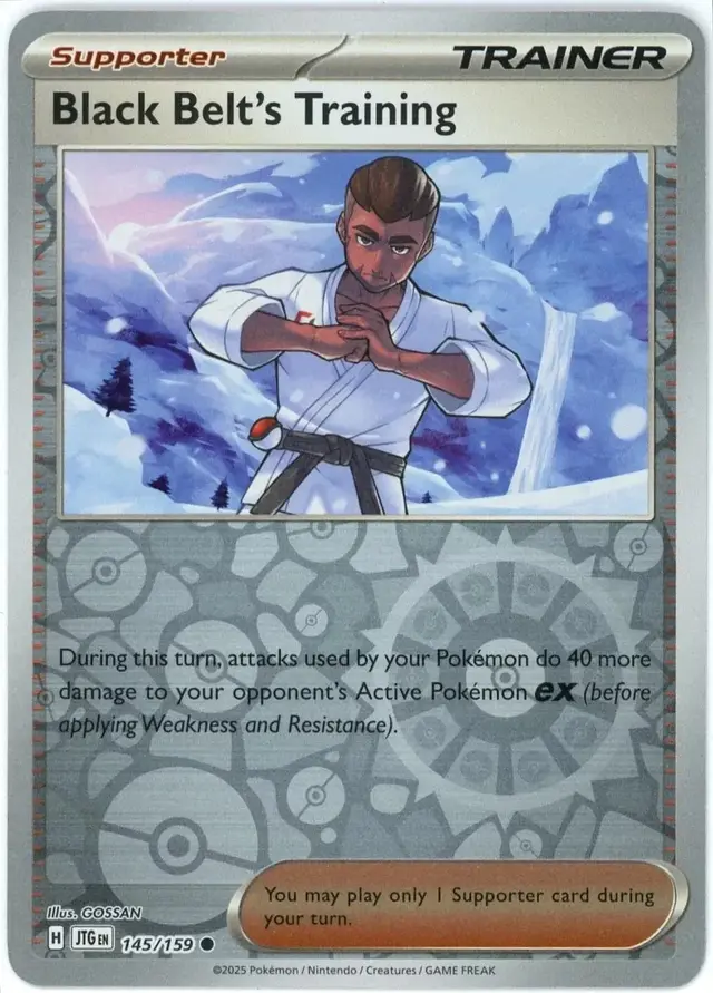 Black Belt's Training [Reverse Holo]
