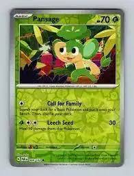 Pansage [Reverse Holo] - Pokemon Paradox Rift #4