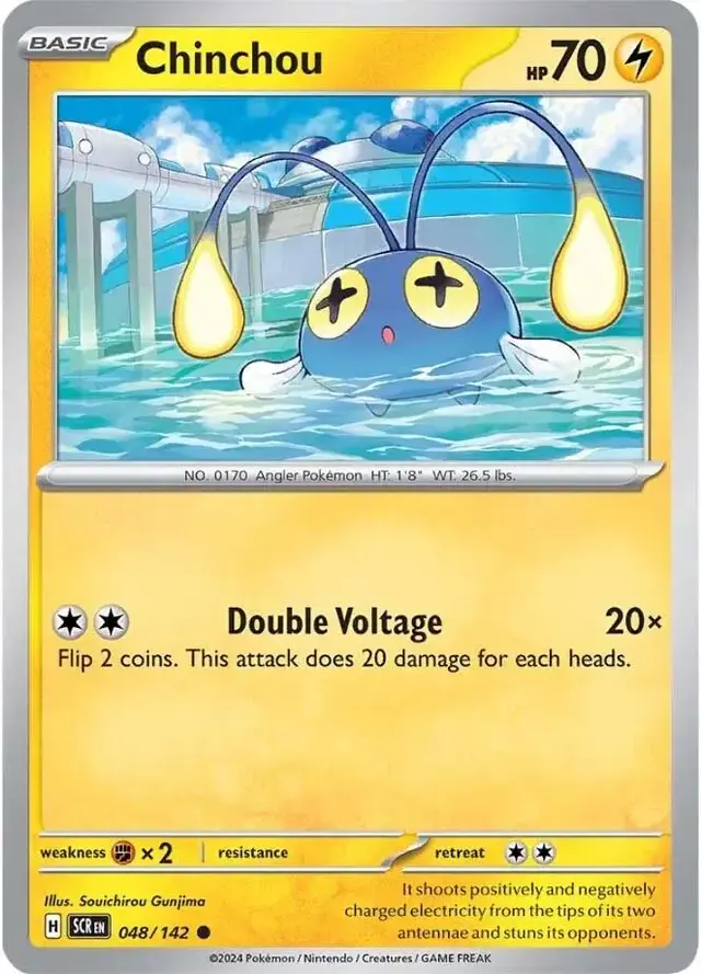 Chinchou - Pokemon Stellar Crown #48