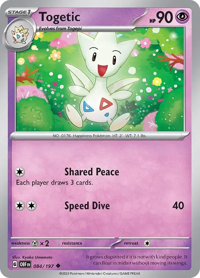 Togetic - Pokemon Obsidian Flames #84