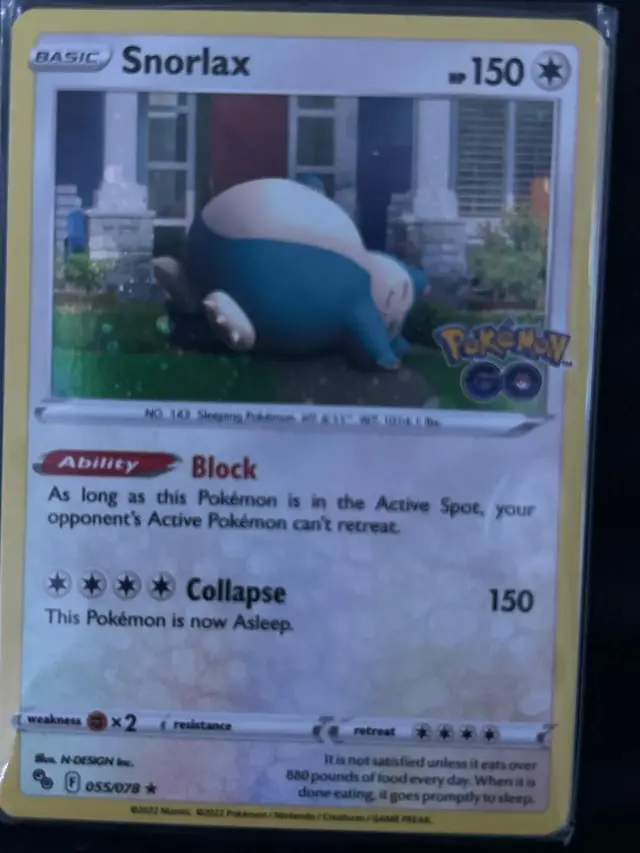Snorlax [Cosmos Holo] - Pokemon Go #55