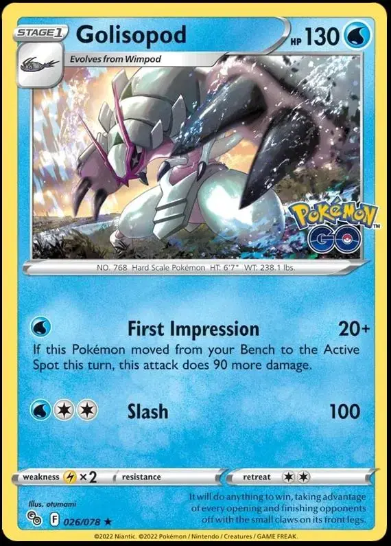 Golisopod [Holo] - Pokemon Go #26
