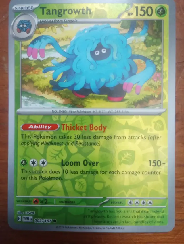 Tangrowth [Reverse Holo] - Pokemon Twilight Masquerade #2