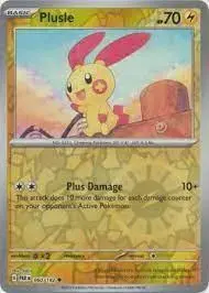 Plusle [Reverse Holo] - Pokemon Paradox Rift #60