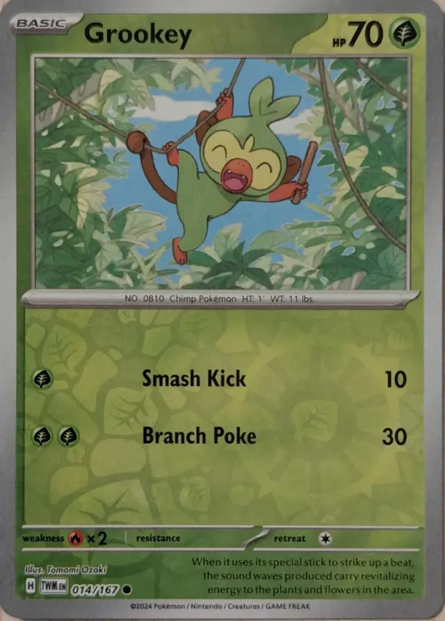 Grookey [Reverse Holo] - Pokemon Twilight Masquerade #14
