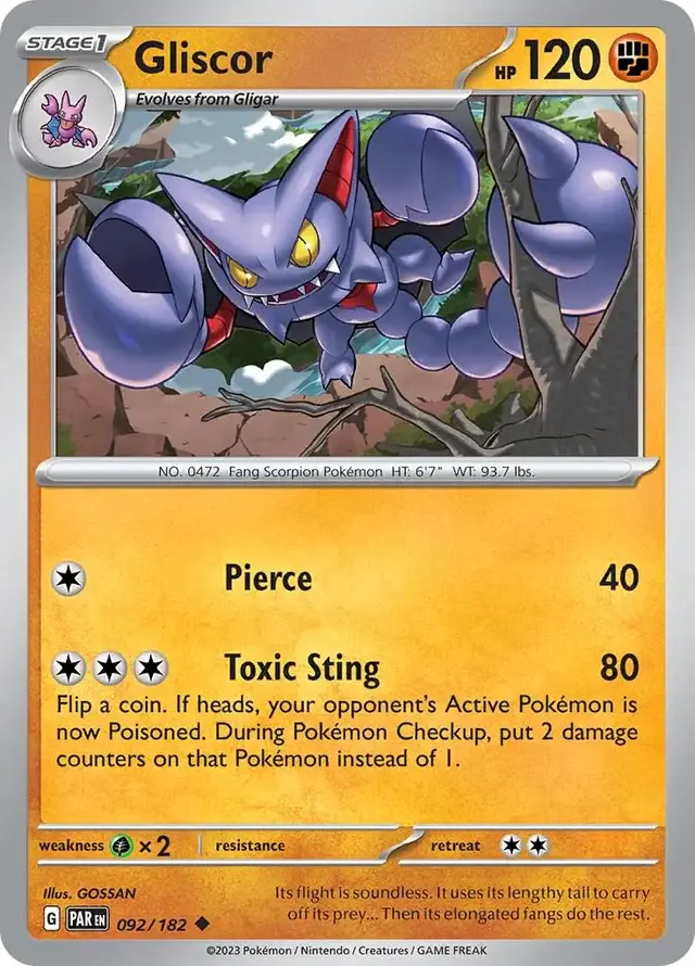 Gliscor - Pokemon Paradox Rift #92