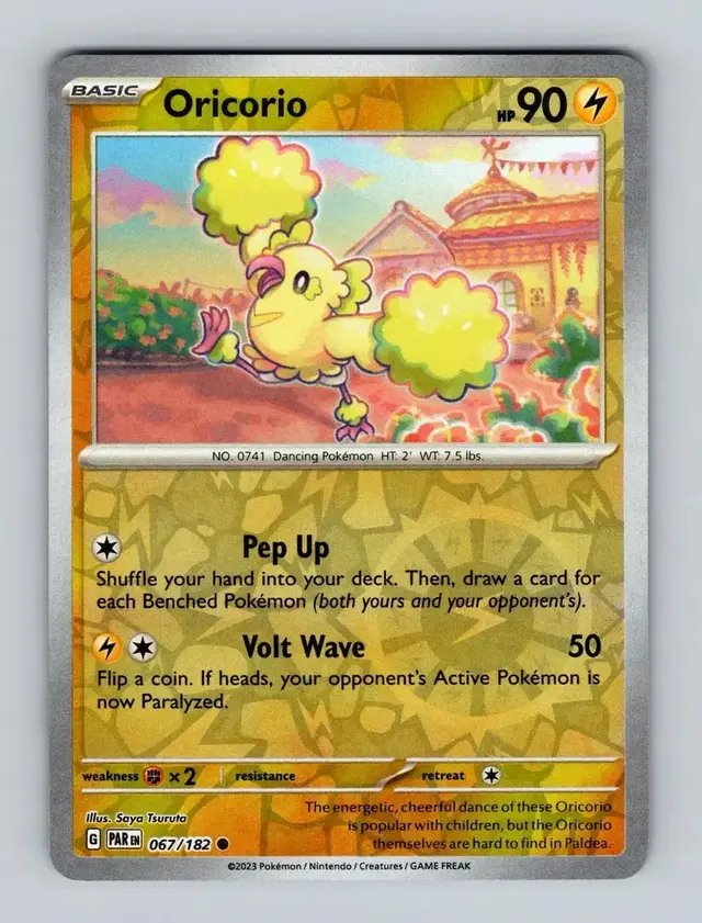 Oricorio [Reverse Holo] - Pokemon Paradox Rift #67