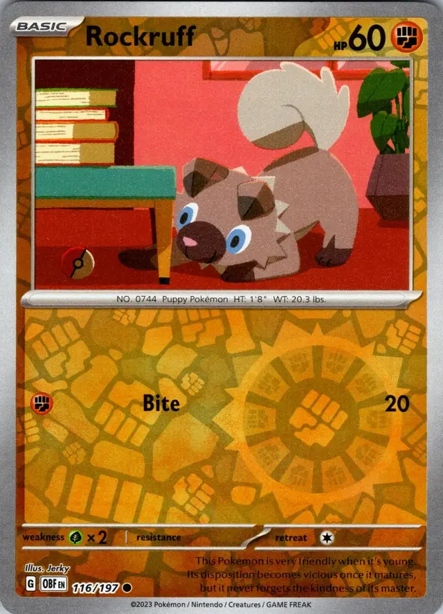 Rockruff [Reverse Holo]