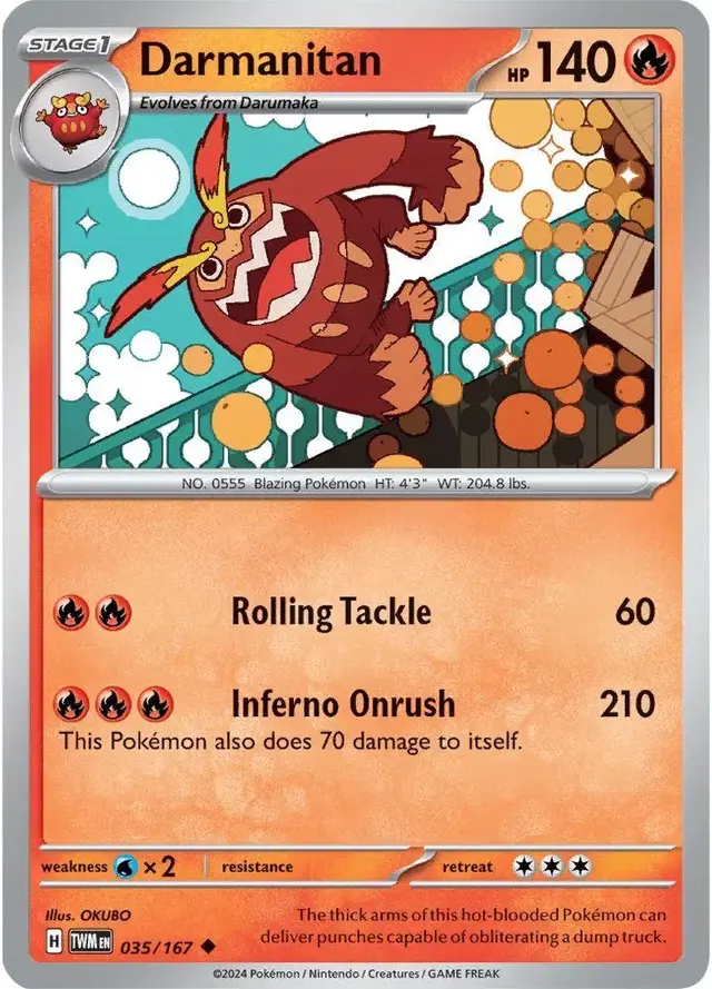 Darmanitan - Pokemon Twilight Masquerade #35