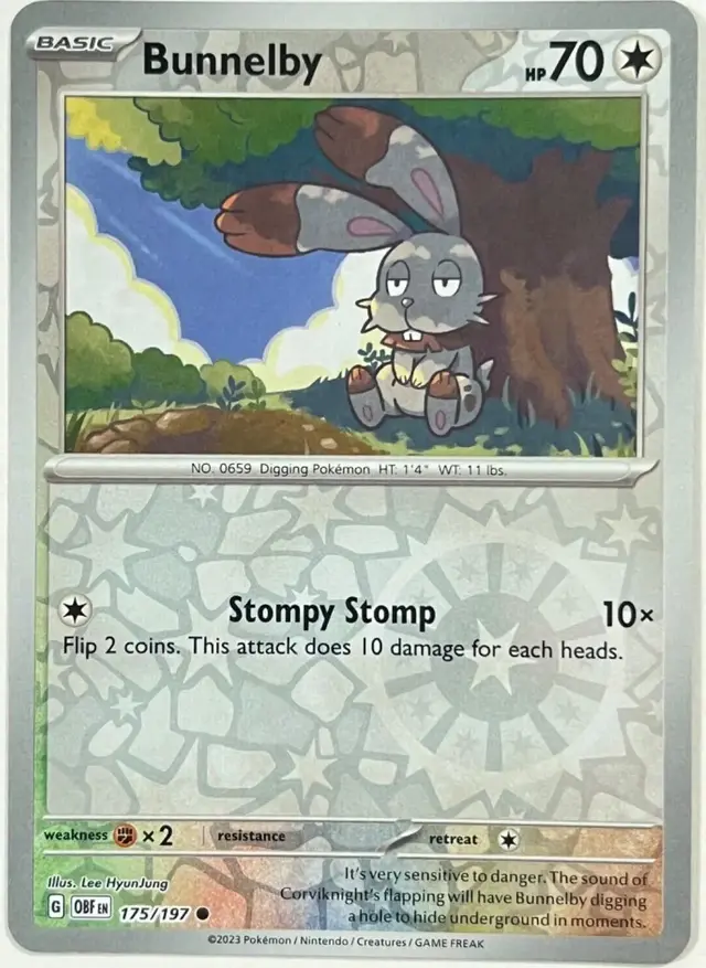 Bunnelby [Reverse Holo]