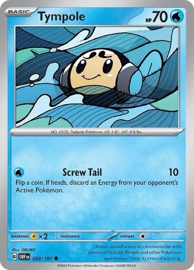 Tympole - Pokemon Obsidian Flames #50