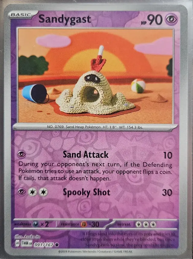 Sandygast [Reverse Holo] - Pokemon Twilight Masquerade #91